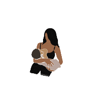 Breastfeeding Amelia Sticker by Davin & Adley
