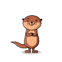 Otter Sticker by Mandai Wildlife Reserve