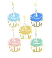 NessaLovesArt party celebrate birthday bday Sticker