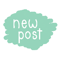 New Post Aqua Sticker