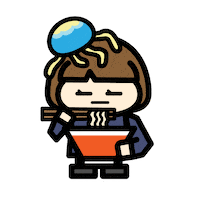 ラメン Sticker