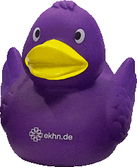 Happy Duck Sticker by EKHN Neumedier
