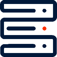 Computer Servers Sticker by AlphaSights