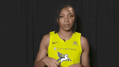 3-Point Mic Drop GIF by Dallas Wings
