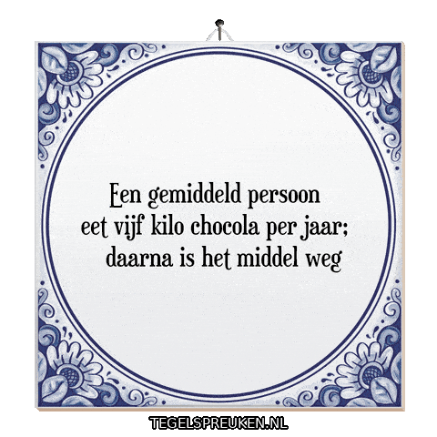 Wijsheid Spreuk Sticker by Tegelspreuken.nl