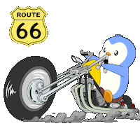 Road Trip Penguin Sticker by Pudgy Penguins
