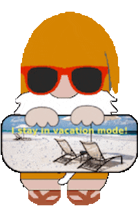 Summer Gnome Sticker