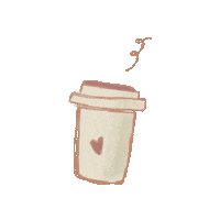 Coffee Fall Sticker