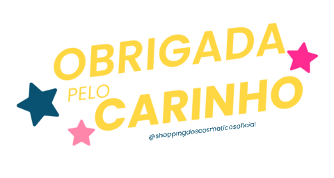 shoppingdoscosmeticosoficial giphyupload obrigada cliente feliz shoppingdoscosmeticos Sticker