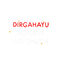 Independence Day Indonesia Sticker by Kanva Home and Living