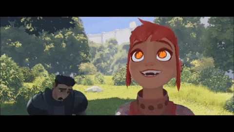 LaraKaa giphygifmaker netflix metal nimona GIF