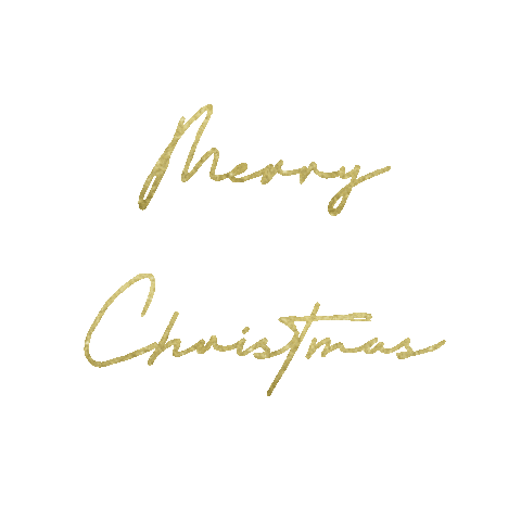 Christmas Calligraphy Sticker