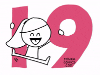 Happy Birthday Girl GIF by Minka Comics