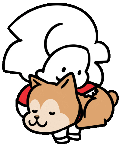 Dog Love Sticker by Ai and Aiko