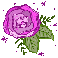 Makewells flower flowers leaves floral Sticker