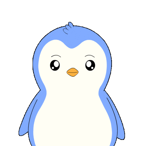 Reverse No Thank You Sticker by Pudgy Penguins