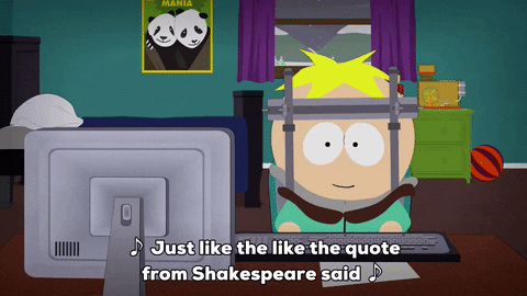 pleading butters stotch GIF by South Park 