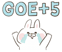 okara-donut rabbit figure skating フィギュアスケート おからドーナツ Sticker