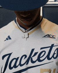 Georgia Tech Baseball GIF by Georgia Tech Yellow Jackets