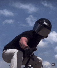 cyclegroover fuck you middle finger biker cyclegroover GIF