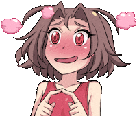 Embarrassed Finger Sticker by Jin