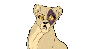 Angry Lion Cub Sticker by My Pride The Series