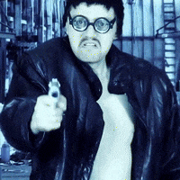 cybermarian baby gun la shot GIF