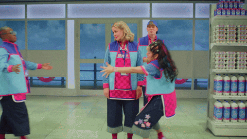 Group Hug Friends GIF by WhatsOnStage