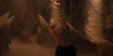 Millie Bobby Brown Mind Flayer GIF