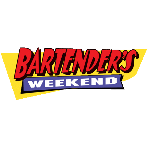 bartendersweekend giphyupload weekend bartender sandiego Sticker