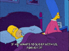 Tired Season 13 GIF by The Simpsons