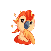 Fire Orange Sticker