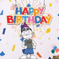 Happy Birthday GIF by Zhot