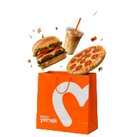 Pizza Burger Sticker by Migros Yemek