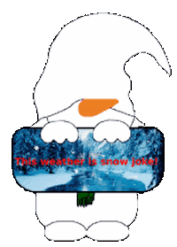 Winter Snowman Sticker