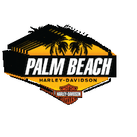 Palm Beach Hd Sticker by Jet City Harley Davidson