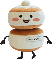 Pancake Fluffypancake Sticker by Pan&Co.