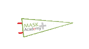 Mask Flags Sticker by maskmatters