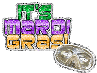 Mardi Gras Sticker