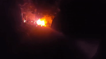 Uber Cab Torched in Nairobi