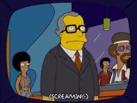 Scared Episode 2 GIF by The Simpsons