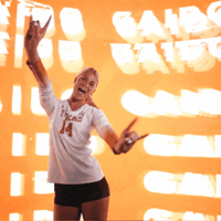 Ncaa Volleyball GIF by Texas Longhorns