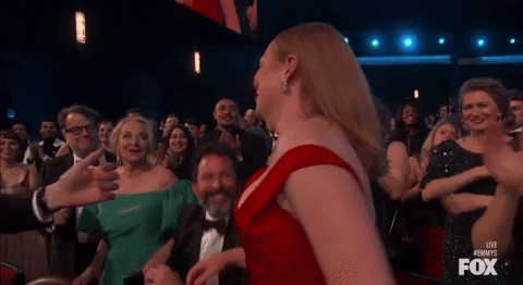 Sarah Snook Hug GIF by Emmys