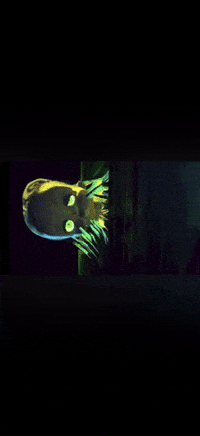 feliciapgi scared guy film GIF