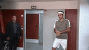 walk on roger federer GIF by Roland-Garros