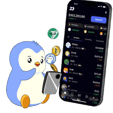Crypto Penguin Sticker by Pudgy Penguins