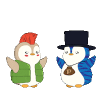 Lets Go Good Job Sticker by Pudgy Penguins