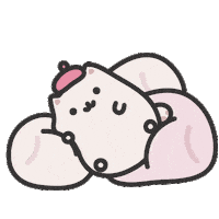 Tired Cat Sticker