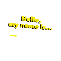 My Name Is Hello Sticker by Bonds Aus