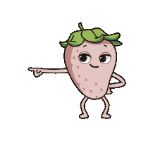 lottecard 음식 딸기 과일 스꾸 Sticker